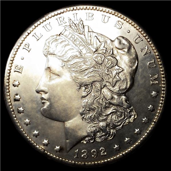 1892-CC Morgan Silver Dollar GEM BU