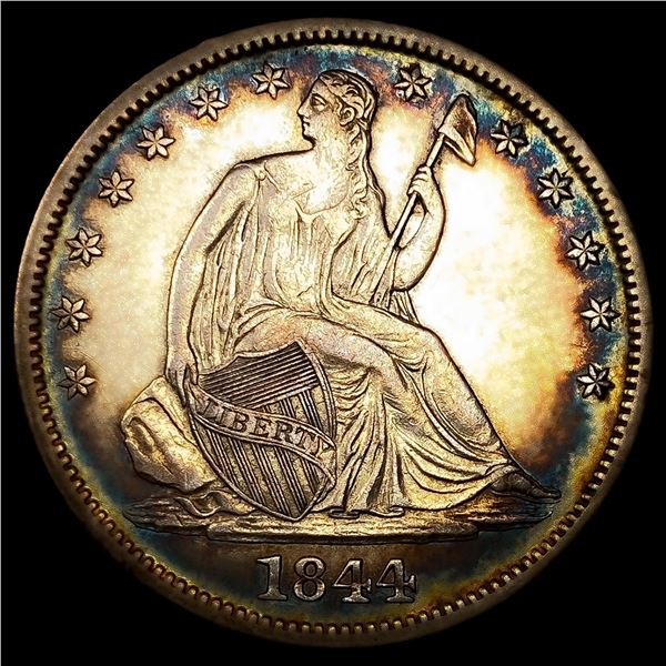 1844 Seated Liberty Half Dollar CHOICE BU
