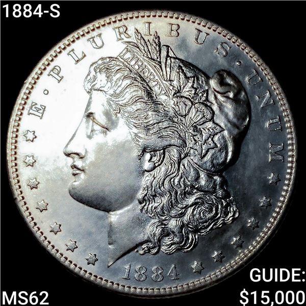 1884-S Morgan Silver Dollar UNCIRCULATED