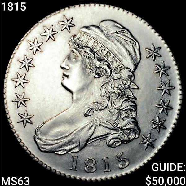 1815 Capped Bust Half Dollar CHOICE BU