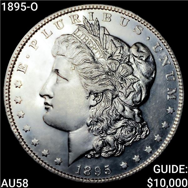 1895-O Morgan Silver Dollar CHOICE AU