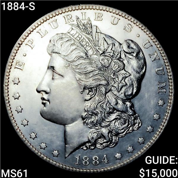 1884-S Morgan Silver Dollar UNCIRCULATED