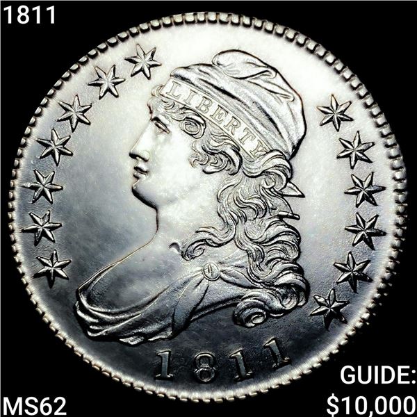 1811 Capped Bust Half Dollar UNCIRCULATED