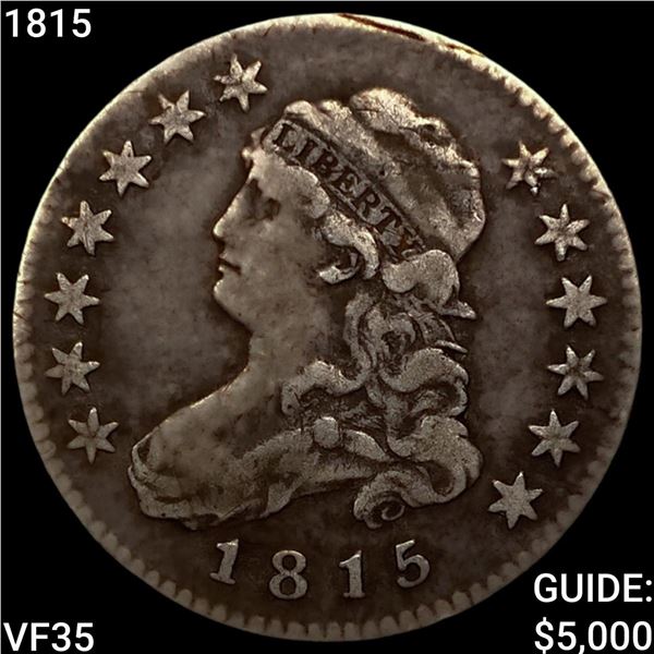 1815 Capped Bust Quarter ABOUT UNCIRCULATED