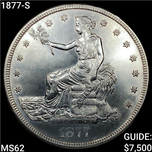 1877-S Silver Trade Dollar UNCIRCULATED