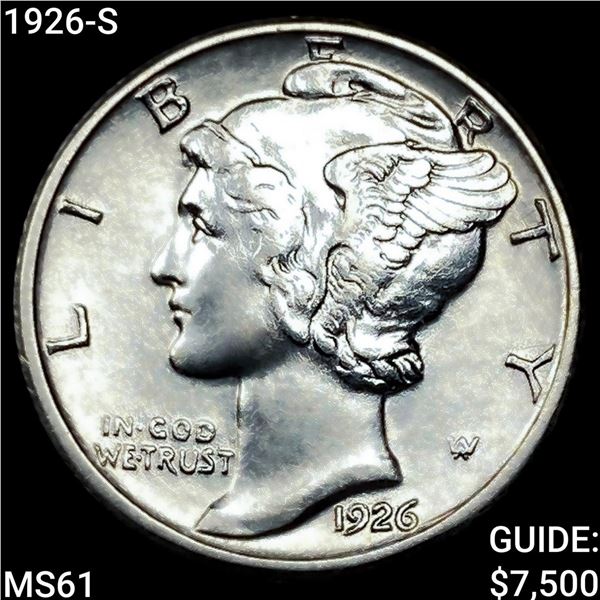 1926-S Mercury Dime UNCIRCULATED