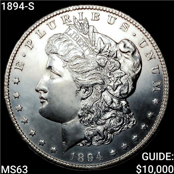 1894-S Morgan Silver Dollar CHOICE BU