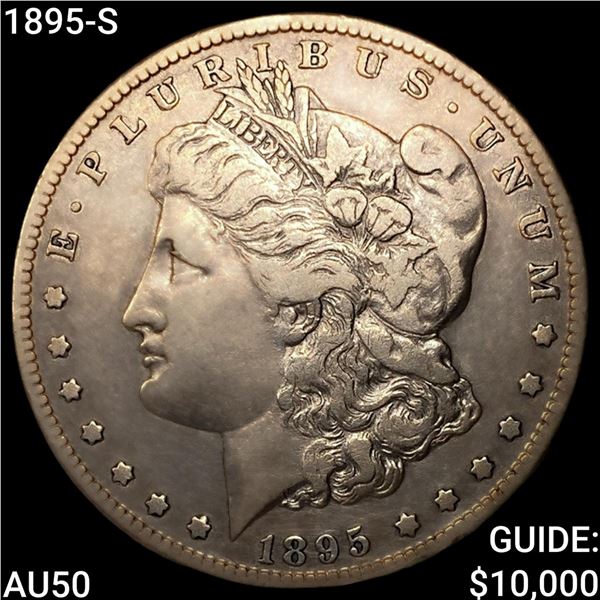 1895-S Morgan Silver Dollar CLOSELY UNCIRCULATED