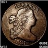 Image 1 : 1801 Draped Bust Large Cent ABOUT UNCIRCULATED