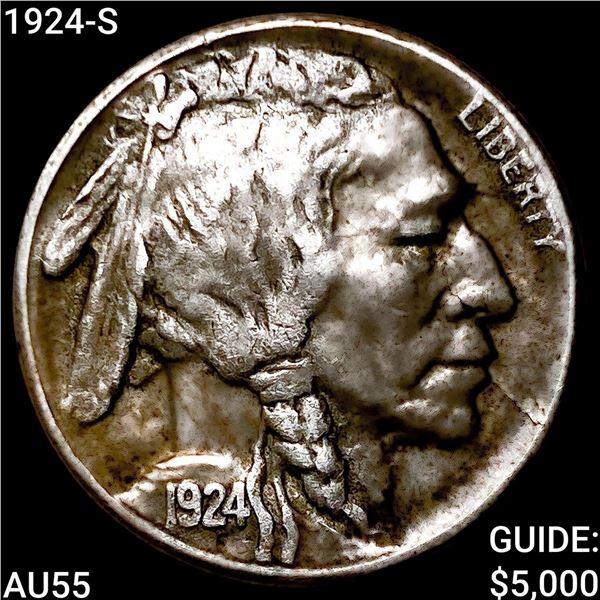 1924-S Buffalo Nickel HIGH GRADE