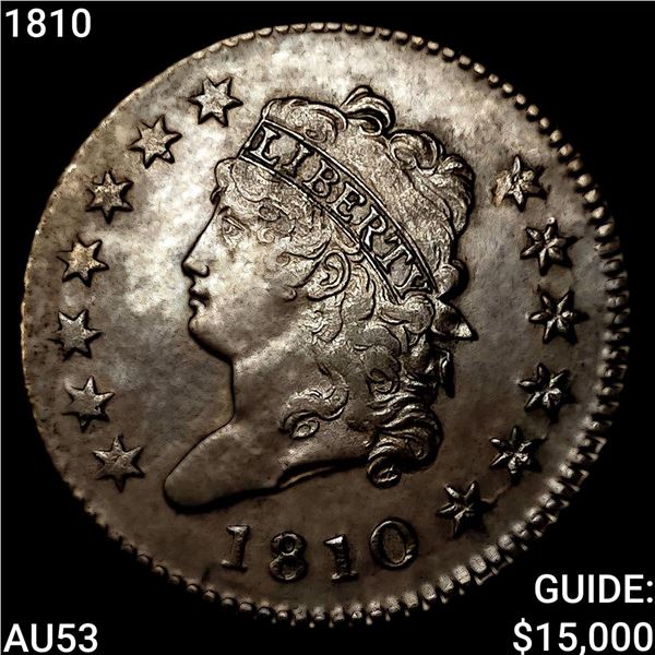 1810 Classic Head Large Cent CLOSELY UNCIRCULATED