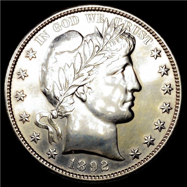 1892-S Barber Half Dollar