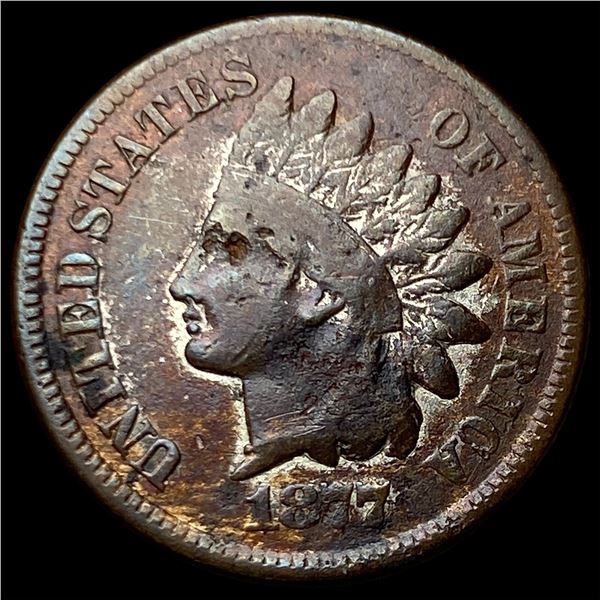 1877 Indian Head Cent NICELY CIRCULATED