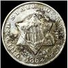 Image 1 : 1852 Silver Three-Cent Piece CLOSELY  UNCIRCULATED