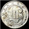 Image 2 : 1852 Silver Three-Cent Piece CLOSELY  UNCIRCULATED
