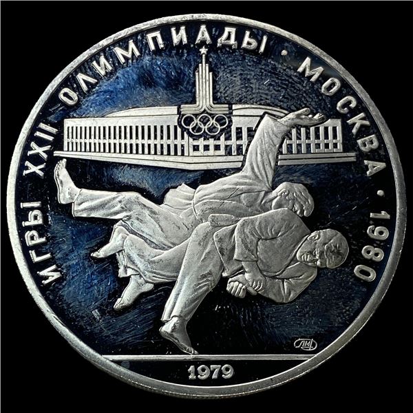 1979 USSR Silver 10 Roubles Olympics CHOICE  PROOF