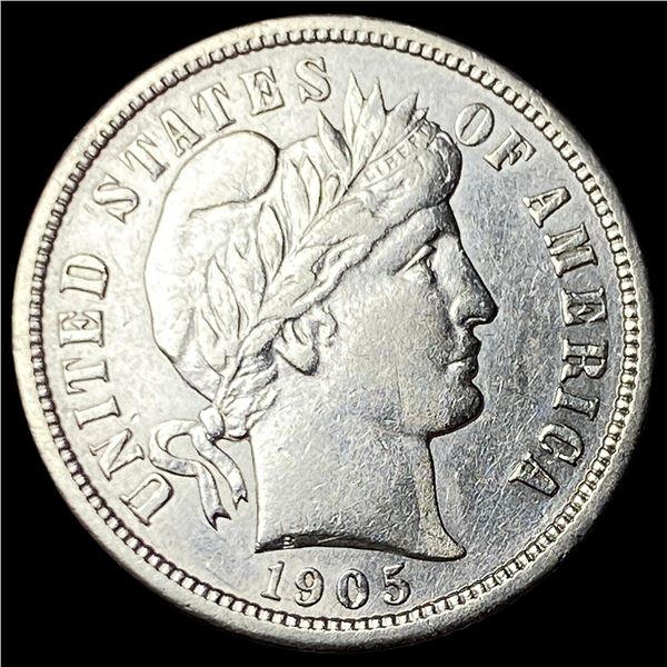 1905-S Silver Barber Dime CLOSELY  UNCIRCULATED