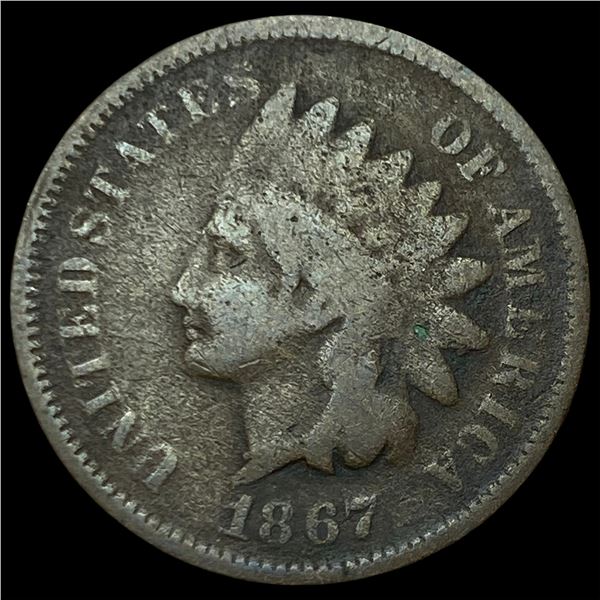 1867 Indian Head Cent LIGHTLY CIRCULATED