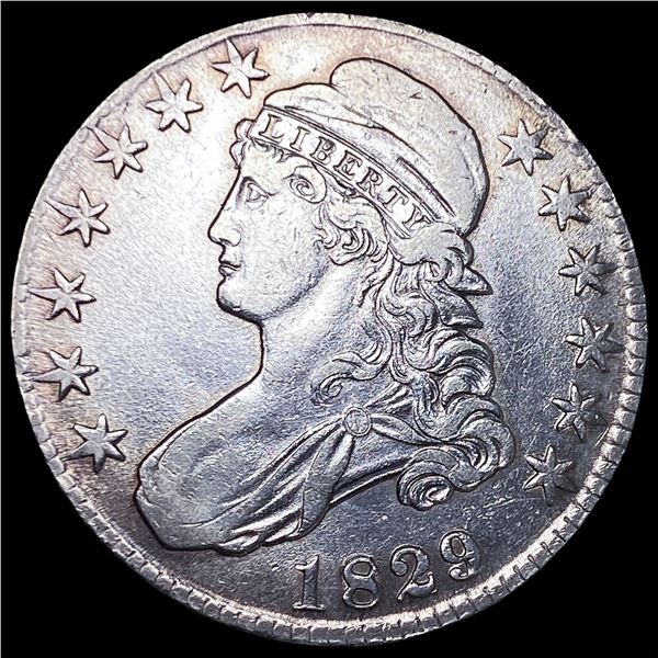 1829 Capped Bust Half Dollar CLOSELY  UNCIRCULATED