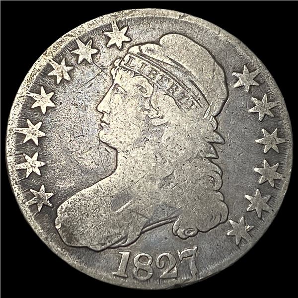 1827 Capped Bust Half Dollar NICELY  CIRCULATED