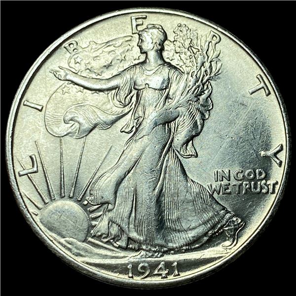 1941-S Silver Walking Liberty Half Dollar  UNCIRCULATED