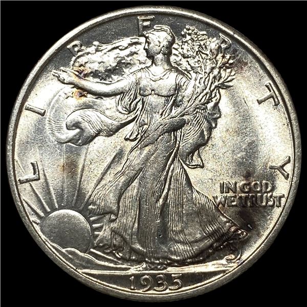 1935-S Silver Walking Liberty Half Dollar  CHOICE BU