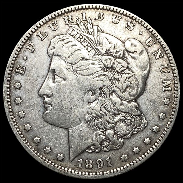 1891-O Silver Morgan Dollar LIGHTLY  CIRCULATED