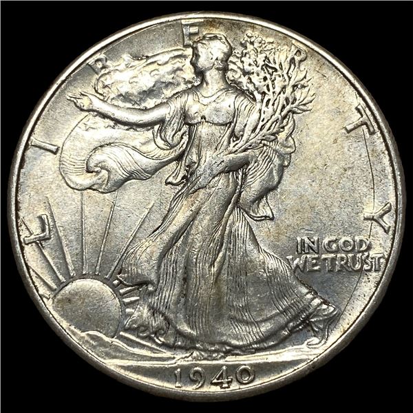 1940 Silver Half Dollar CHOICE BU