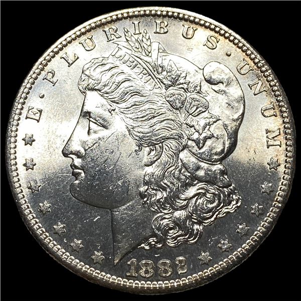 1882-S Silver Morgan Dollar GEM BU