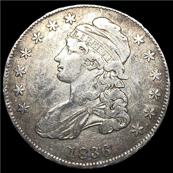 1836 Capped Bust Half Dollar LIGHTLY  CIRCULATED