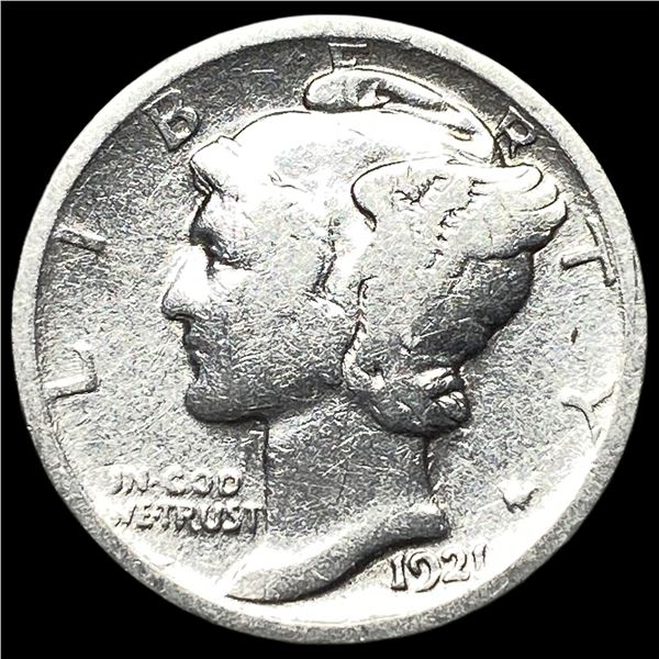 1921 Mercury Dime LIGHTLY CIRCULATED