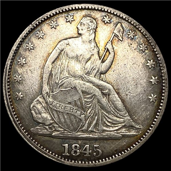 1845 Seated Liberty Half Dollar HIGH GRADE