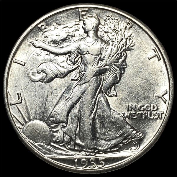 1935-D Silver Walking Liberty Half Dollar  UNCIRCULATED