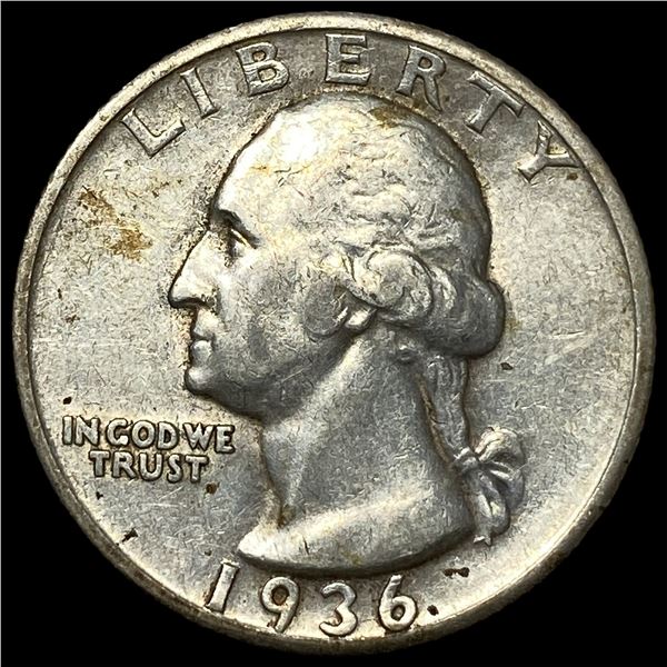 1936-S Silver Washington Quarter CHOICE BU