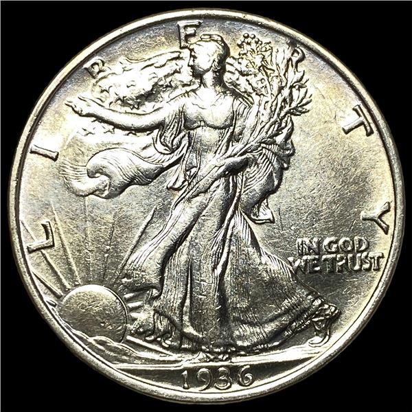 1936-S Silver Walking Liberty Half Dollar  UNCIRCULATED