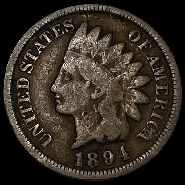 1894 Indian Head Cent LIGHTLY CIRCULATED