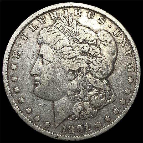 1891-O Silver Morgan Dollar LIGHTLY  CIRCULATED