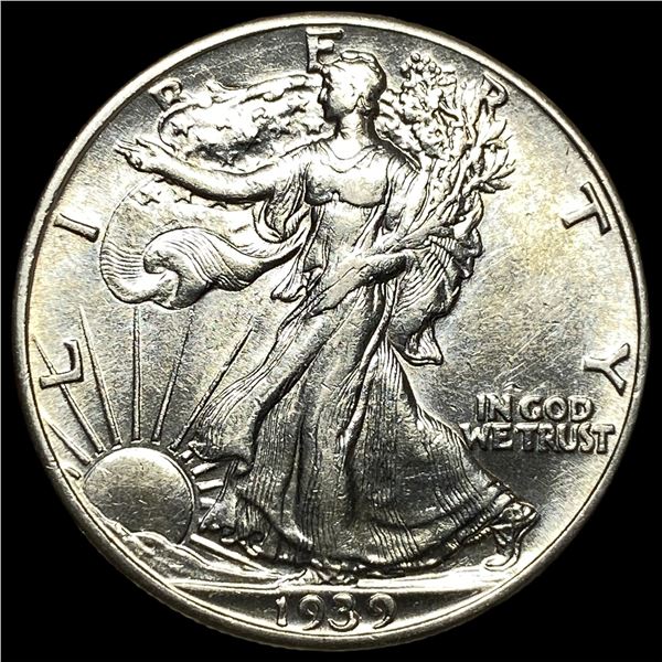 1939-S Silver Walking Liberty Half Dollar  UNCIRCULATED