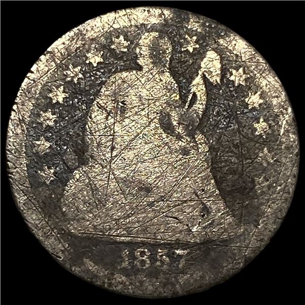 1857-O Seated Liberty Dime NICELY CIRCULATED