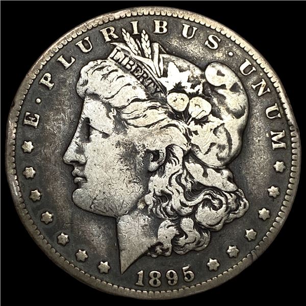 1895-S Silver Morgan Dollar LIGHTLY  CIRCULATED