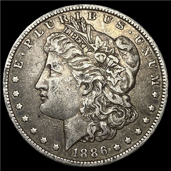 1886-O Silver Morgan Dollar NEARLY  UNCIRCULATED