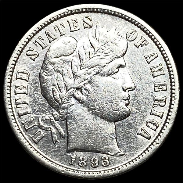 1893-S Silver Barber Dime HIGH GRADE