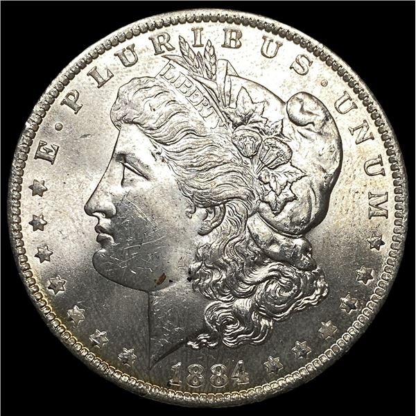 1884-O Silver Morgan Dollar GEM BU