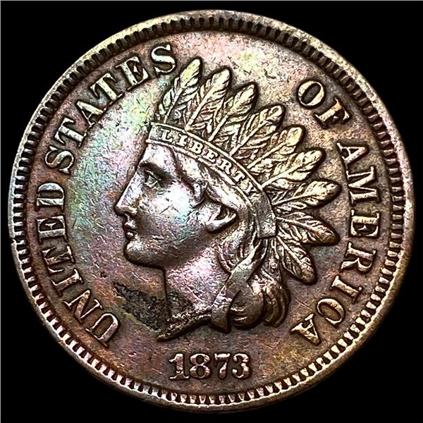 1873 Indian Head Cent CLOSELY UNCIRCULATED
