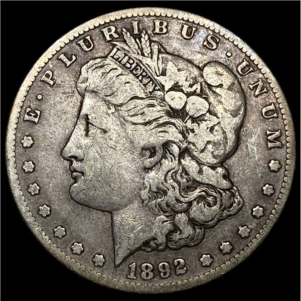 1892-S Silver Morgan Dollar LIGHTLY  CIRCULATED