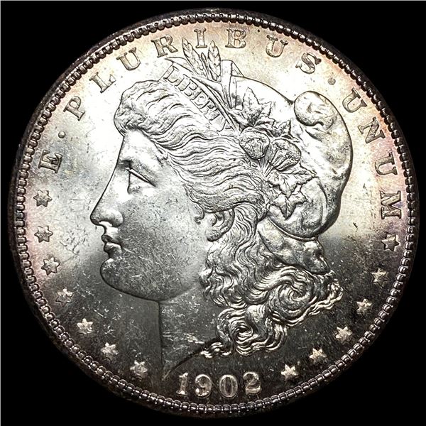 1902-O Silver Morgan Dollar GEM BU