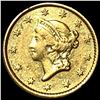 Image 1 : 1853 Gold $1 Type 1 CLOSELY UNCIRCULATED