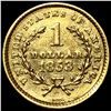 Image 2 : 1853 Gold $1 Type 1 CLOSELY UNCIRCULATED