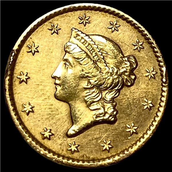 1850 Gold $1 Type 1 CLOSELY UNCIRCULATED
