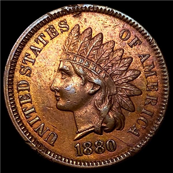 1880 Indian Head Cent CLOSELY UNCIRCULATED